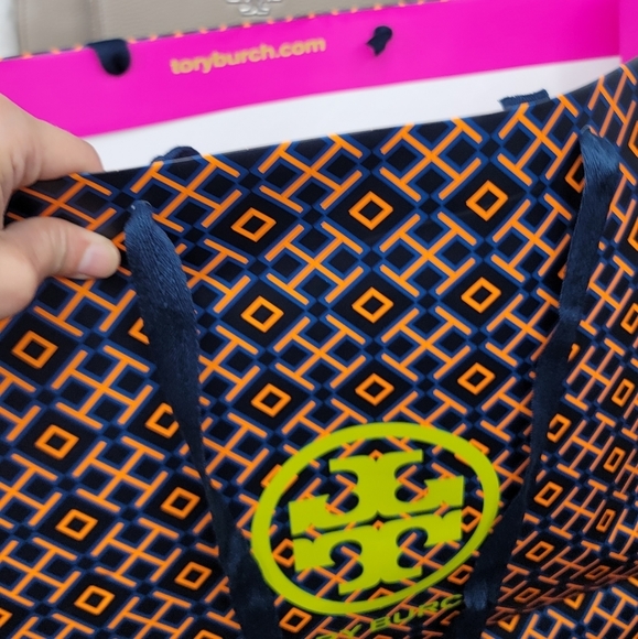 Tory Burch 2pcs SET Designer Matching Purse Bag Shoulder Crossbody + Wallet NWT - Picture 5 of 11